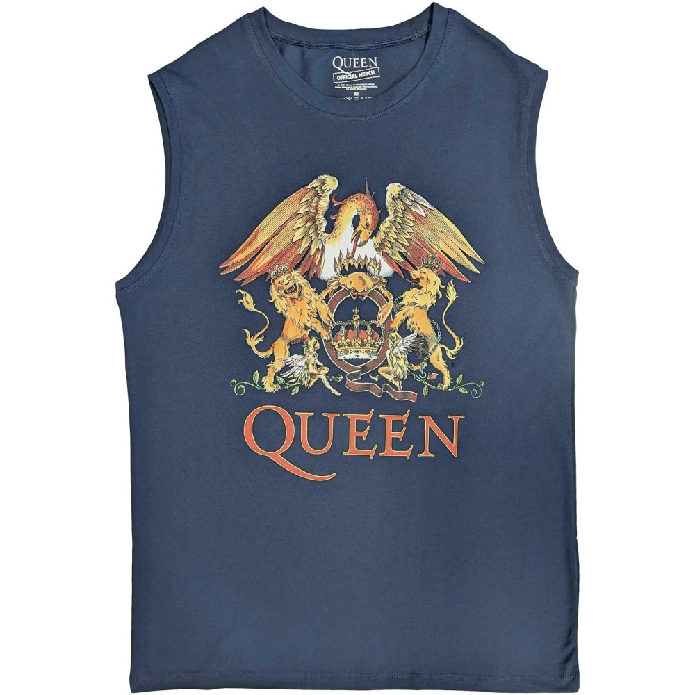 Queen - Classic Crest Débardeur - Bleu